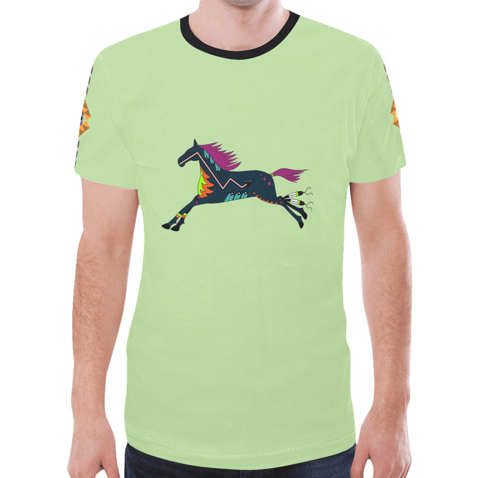 Ledger Horse Jersey-Style T-Shirt