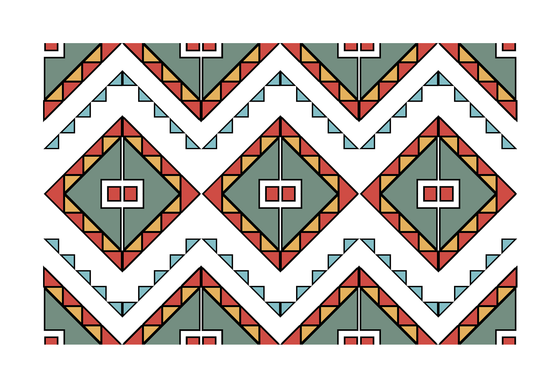 Geometric & Floral UV Sticker