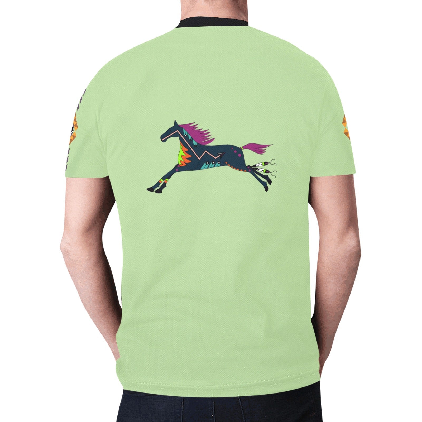 Ledger Horse Jersey-Style T-Shirt