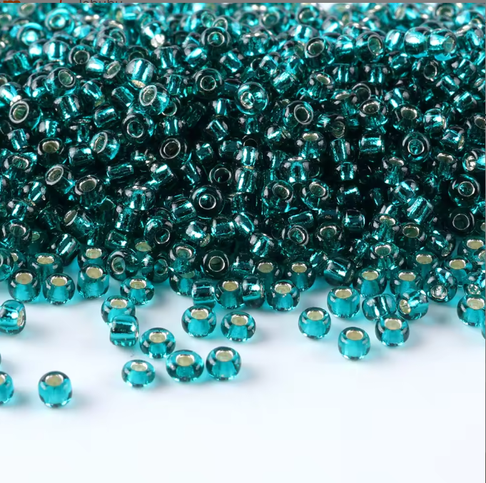 Seed Beads Size 11/0 - Sheer Jewel