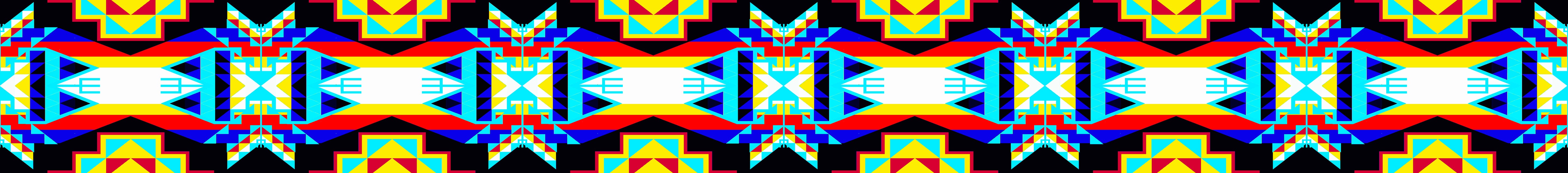 Southern Plains Parfleche Printed Ribbon