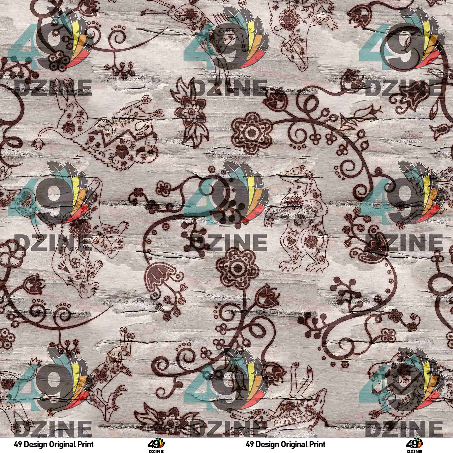 Forest Medley Cotton Poplin