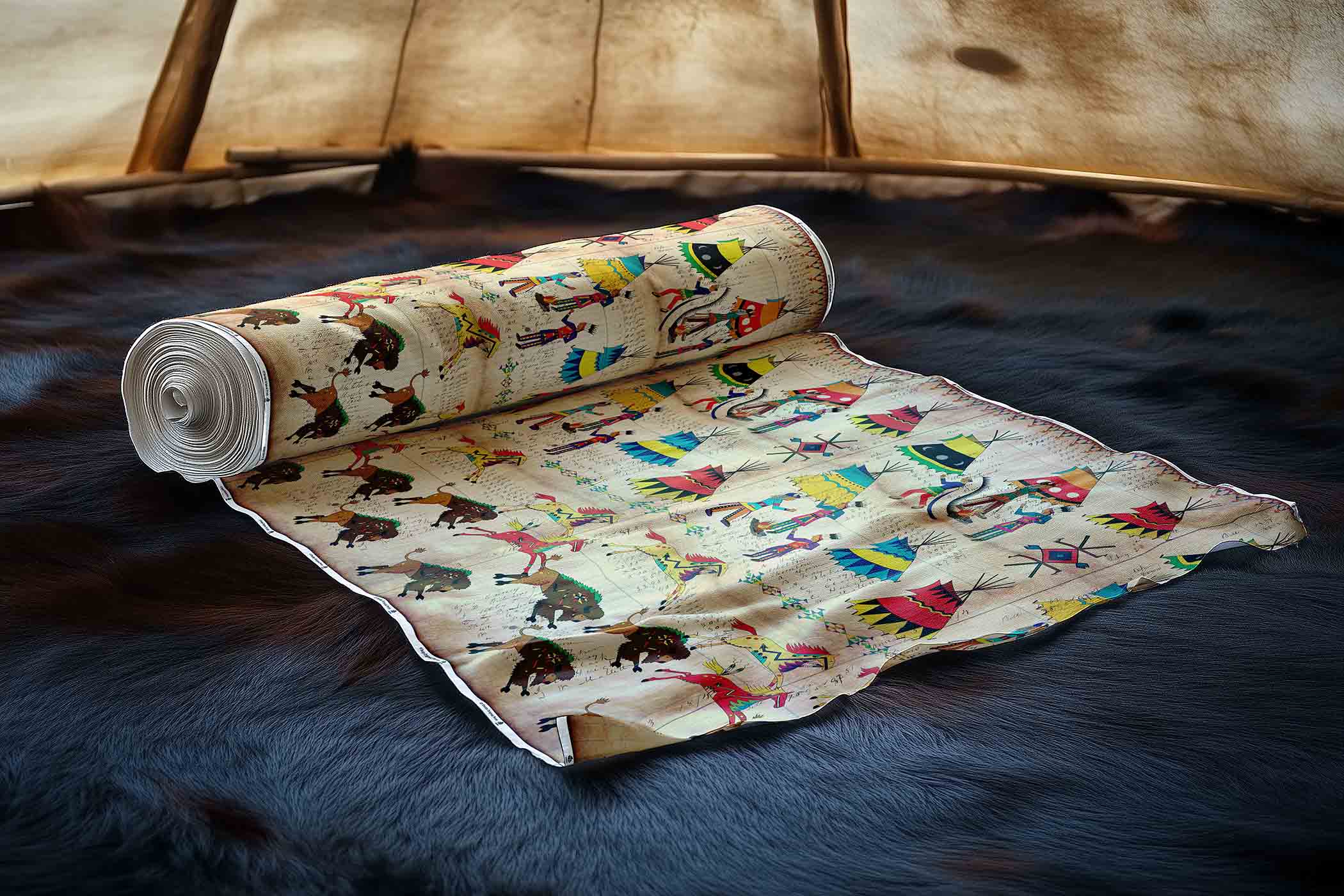 Gathering of the Chiefs Cotton Poplin