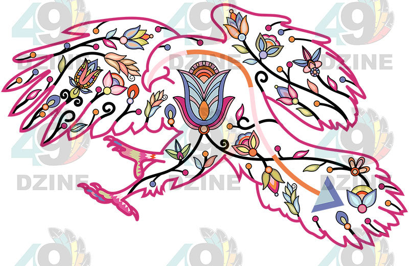 Hawker Floral Animals 02-M Various Sizes