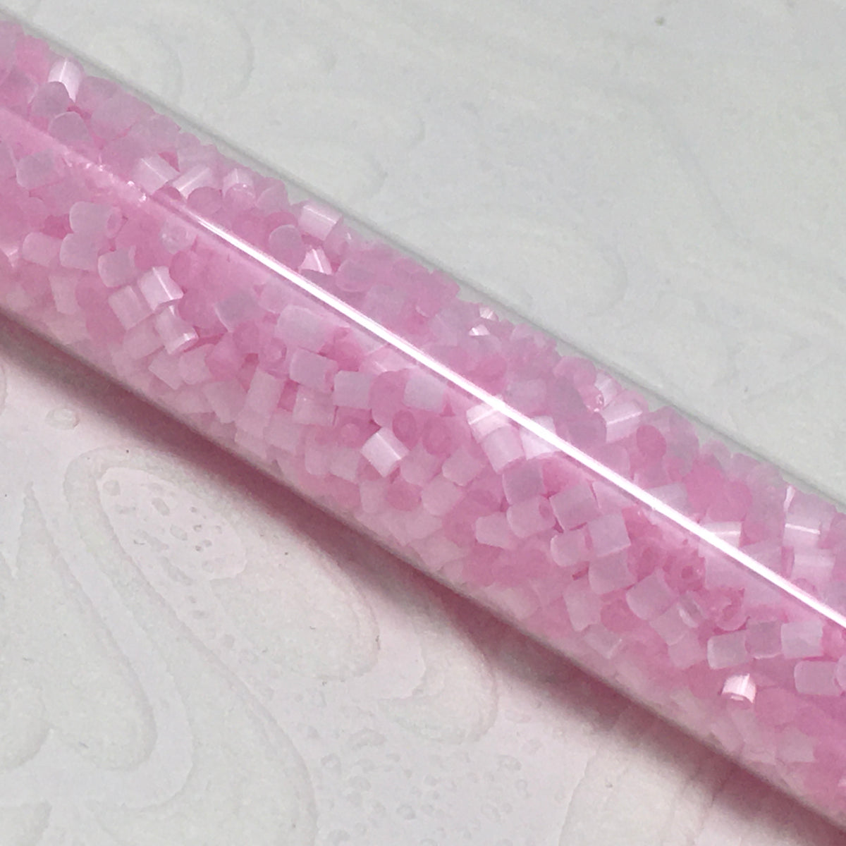 2mm Size 15/0 24g tube Cylindica Seed Beads Pink