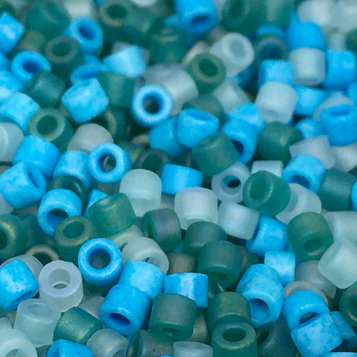 Cylinder-Style 70g Rainbow Bead Jars