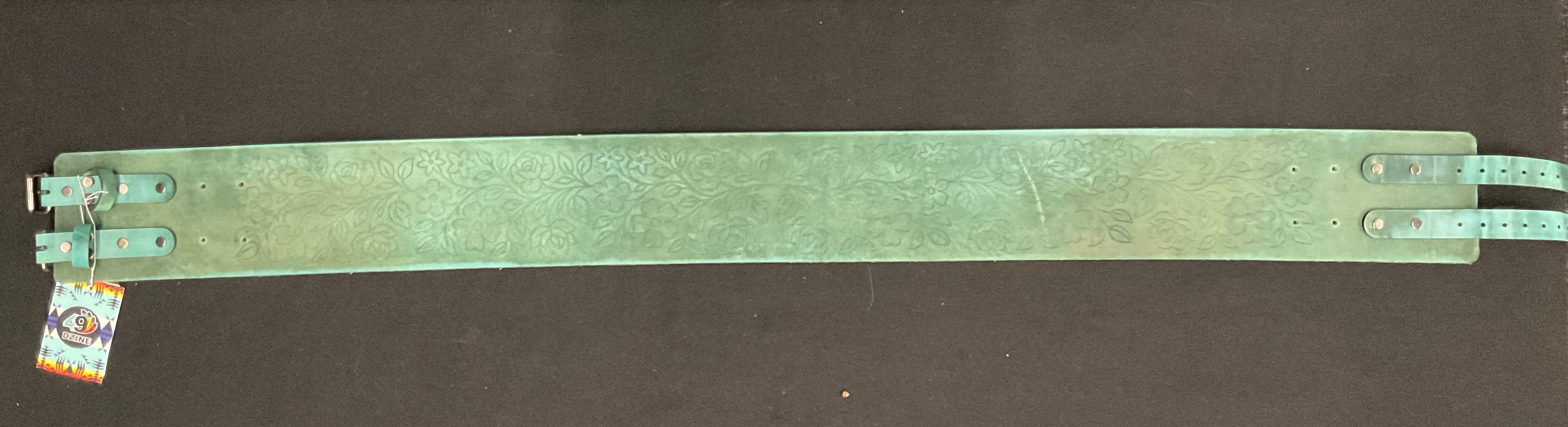 Handmade Buffalo Hide Powwow Belt