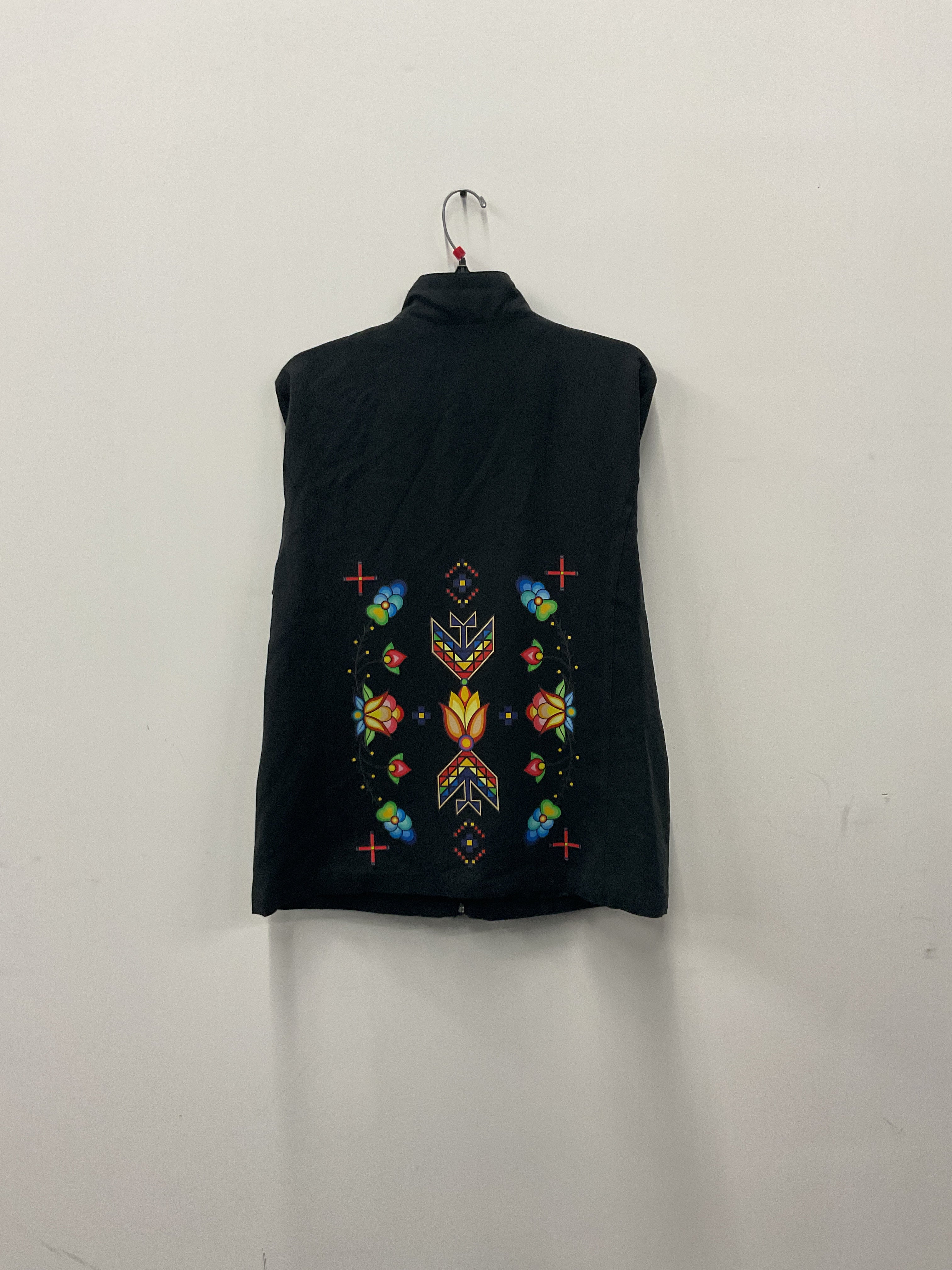 Black jacket with transfer on the back- Large