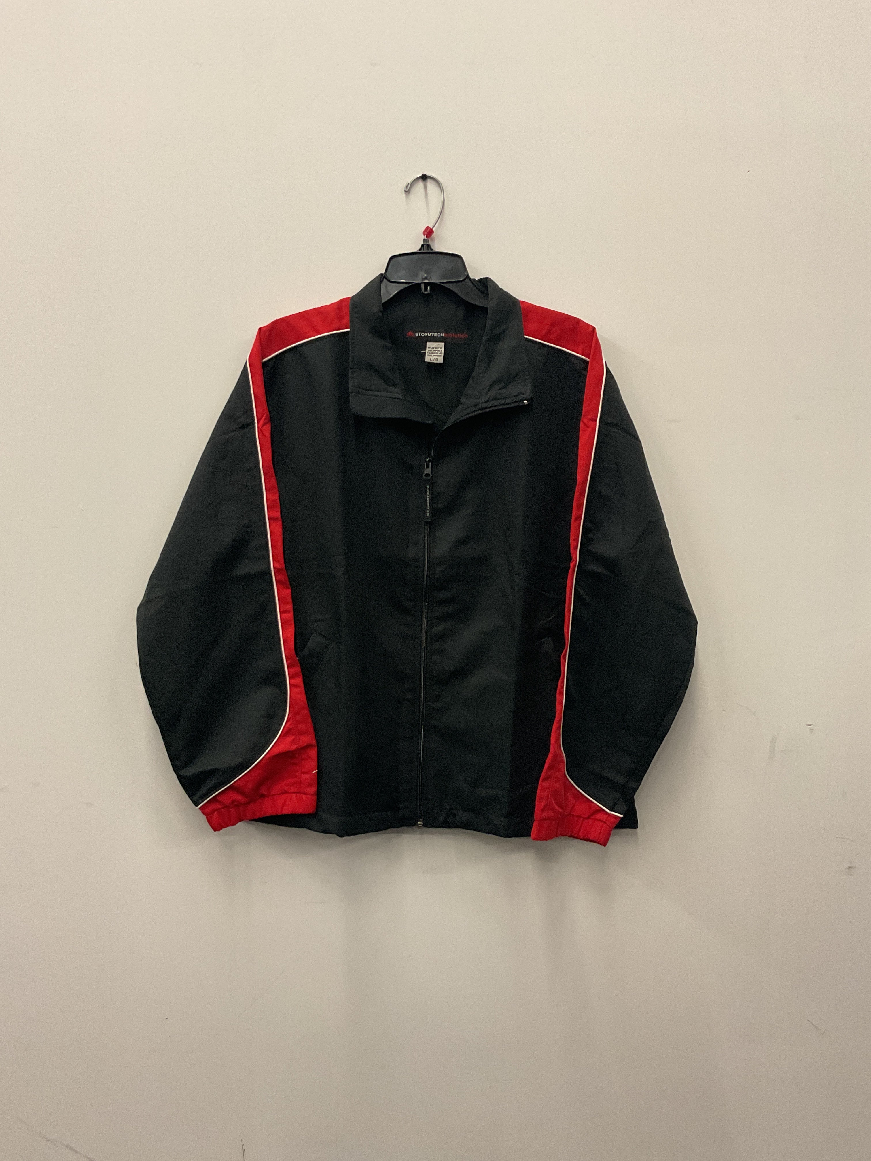 Handmade Black And Red Jacket With Transfer- Large
