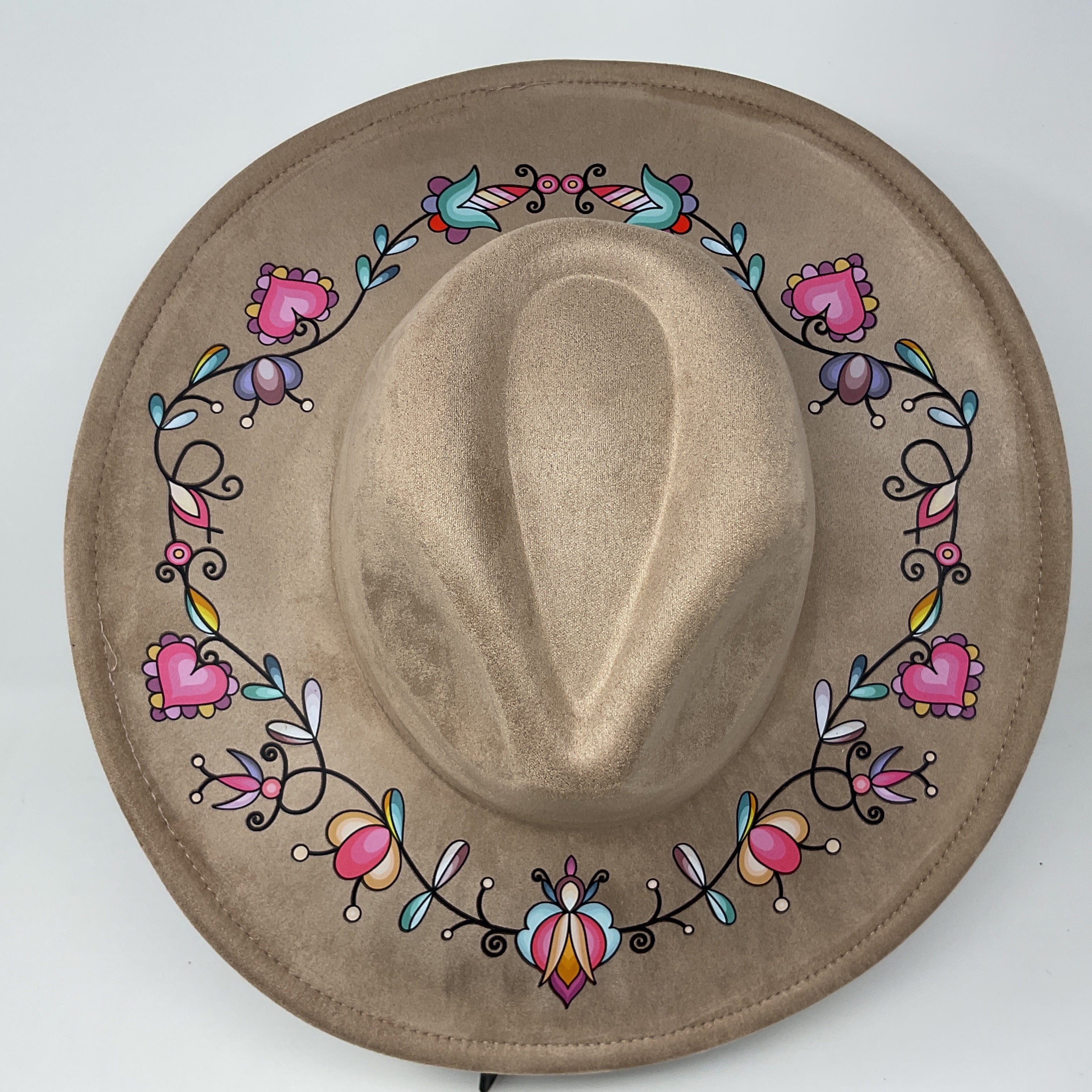 Harvest Hearth Floral Fedora Hat