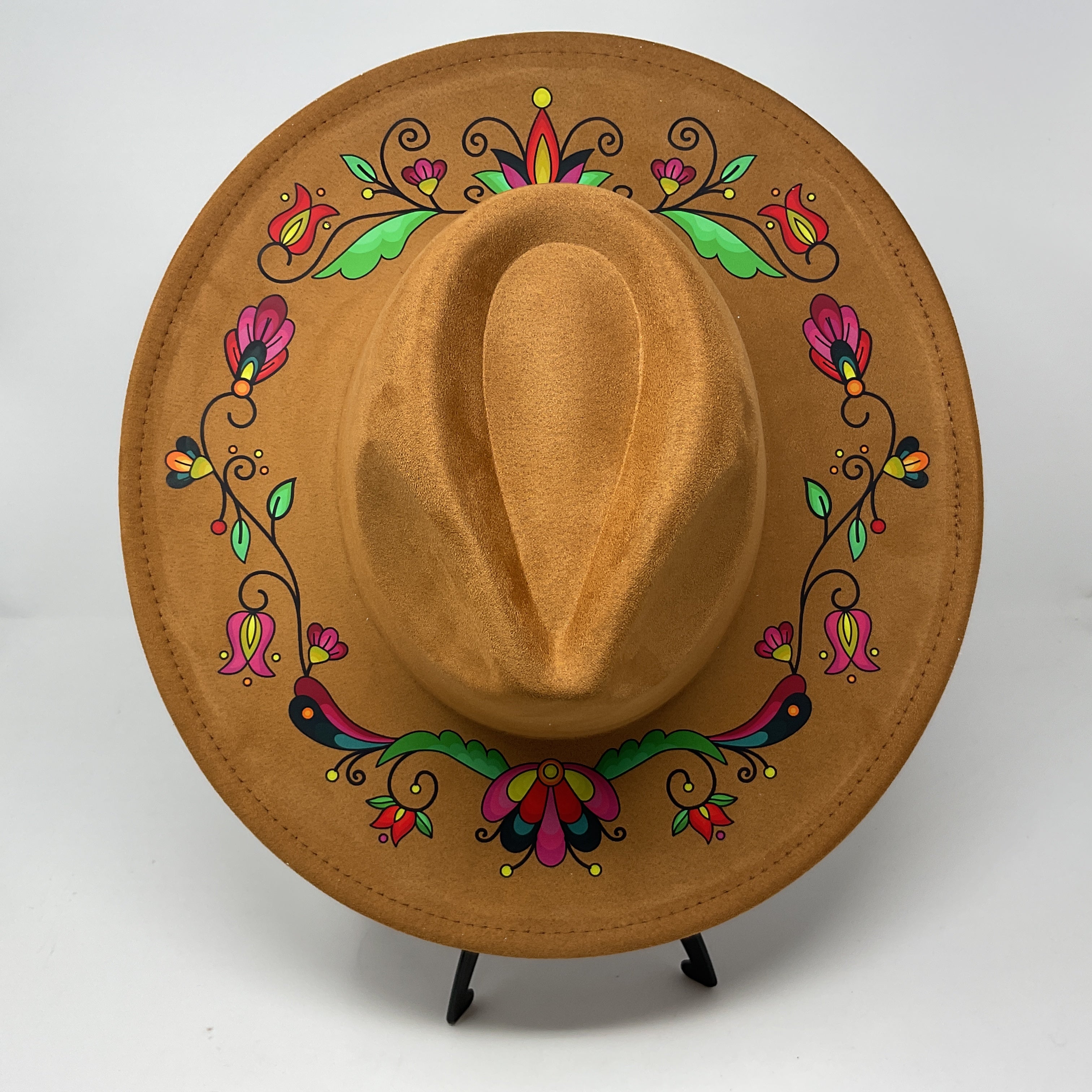 Autumn Kinship Wreath Fedora Hat