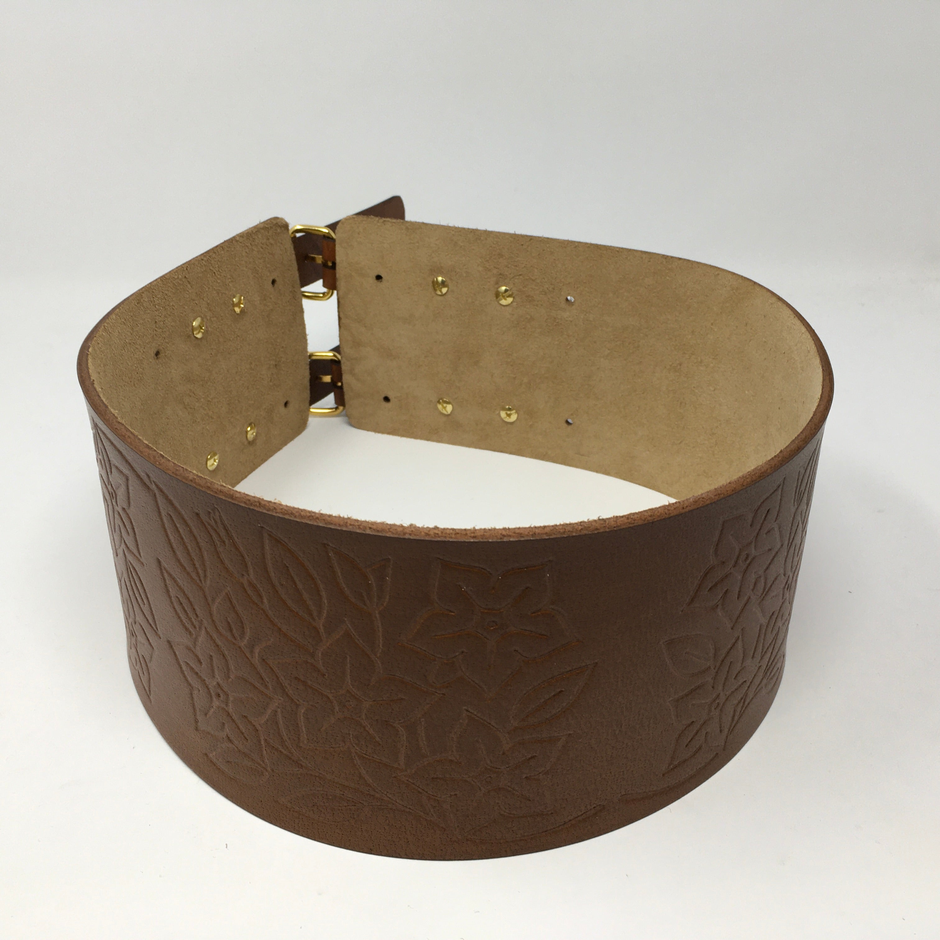 Handmade Buffalo Hide Powwow Belt