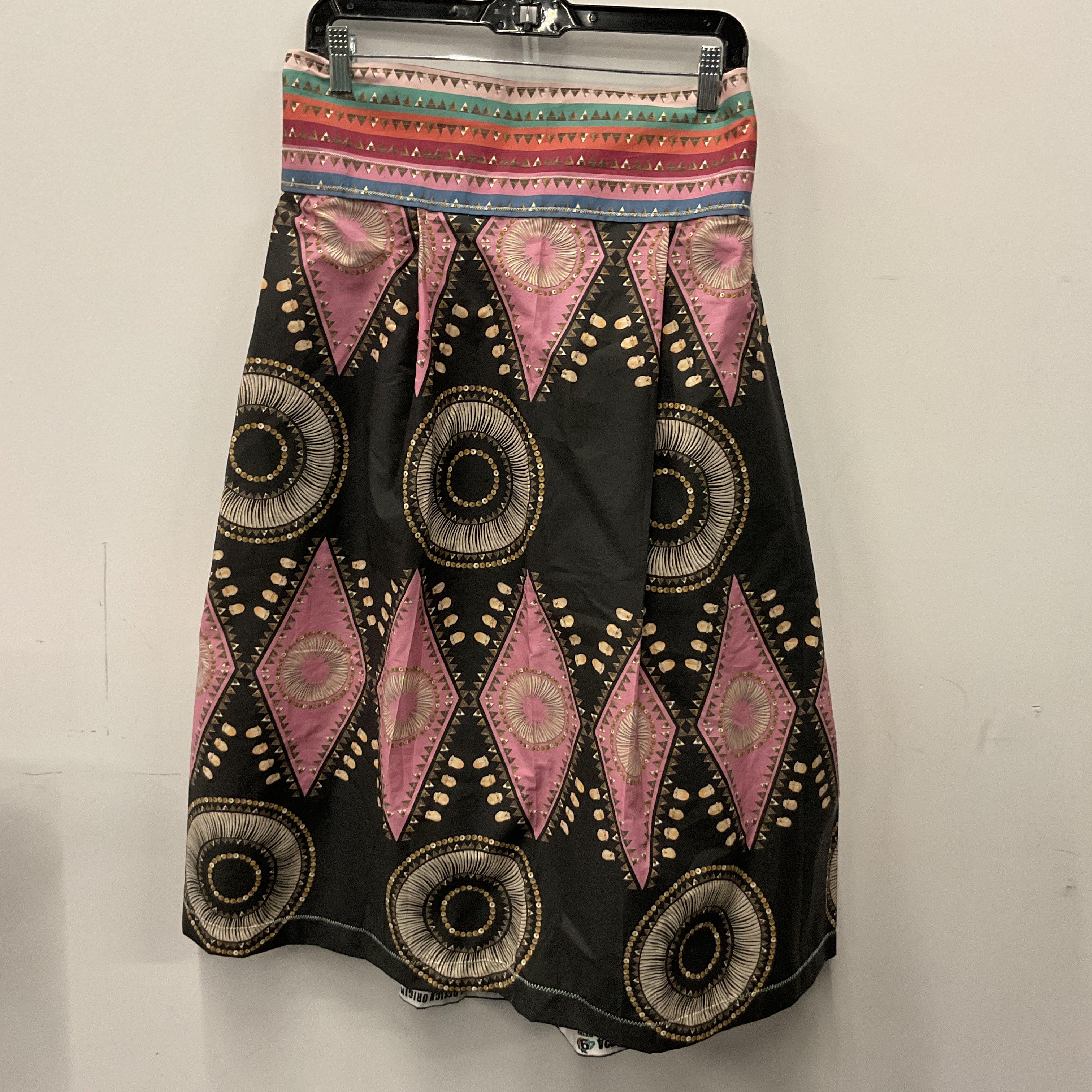 Handmade Elk Teeth Honour Black Ribbon Skirt