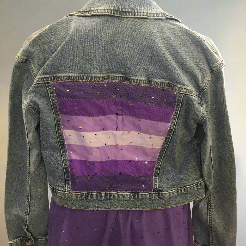 Ribbon Jacket with Overlay