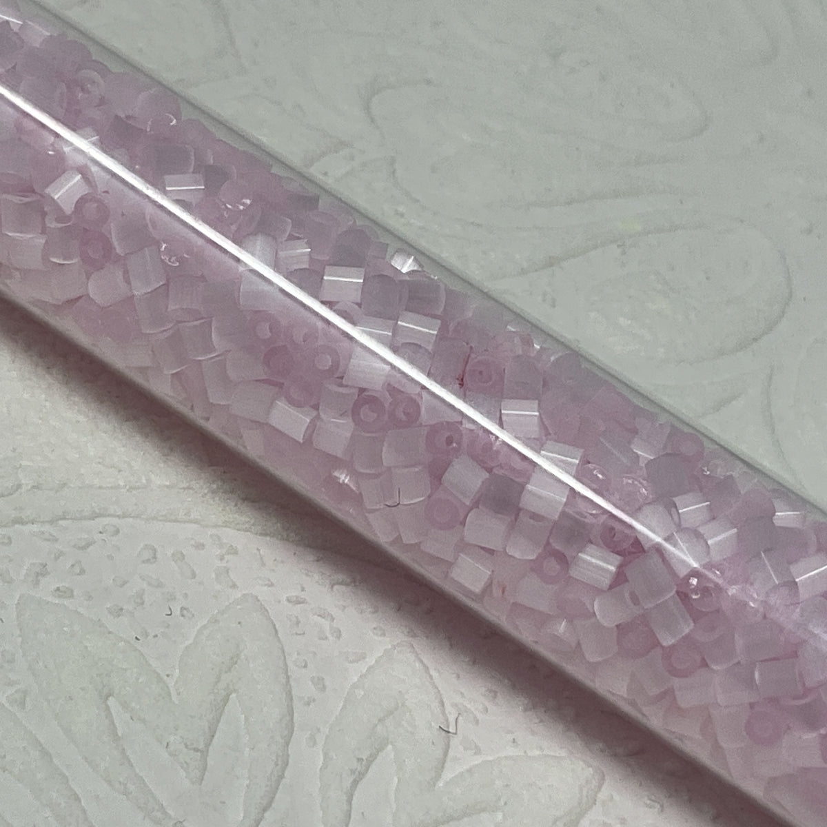 2mm Size 11/0 24g tube Cylindica Seed Beads Peony