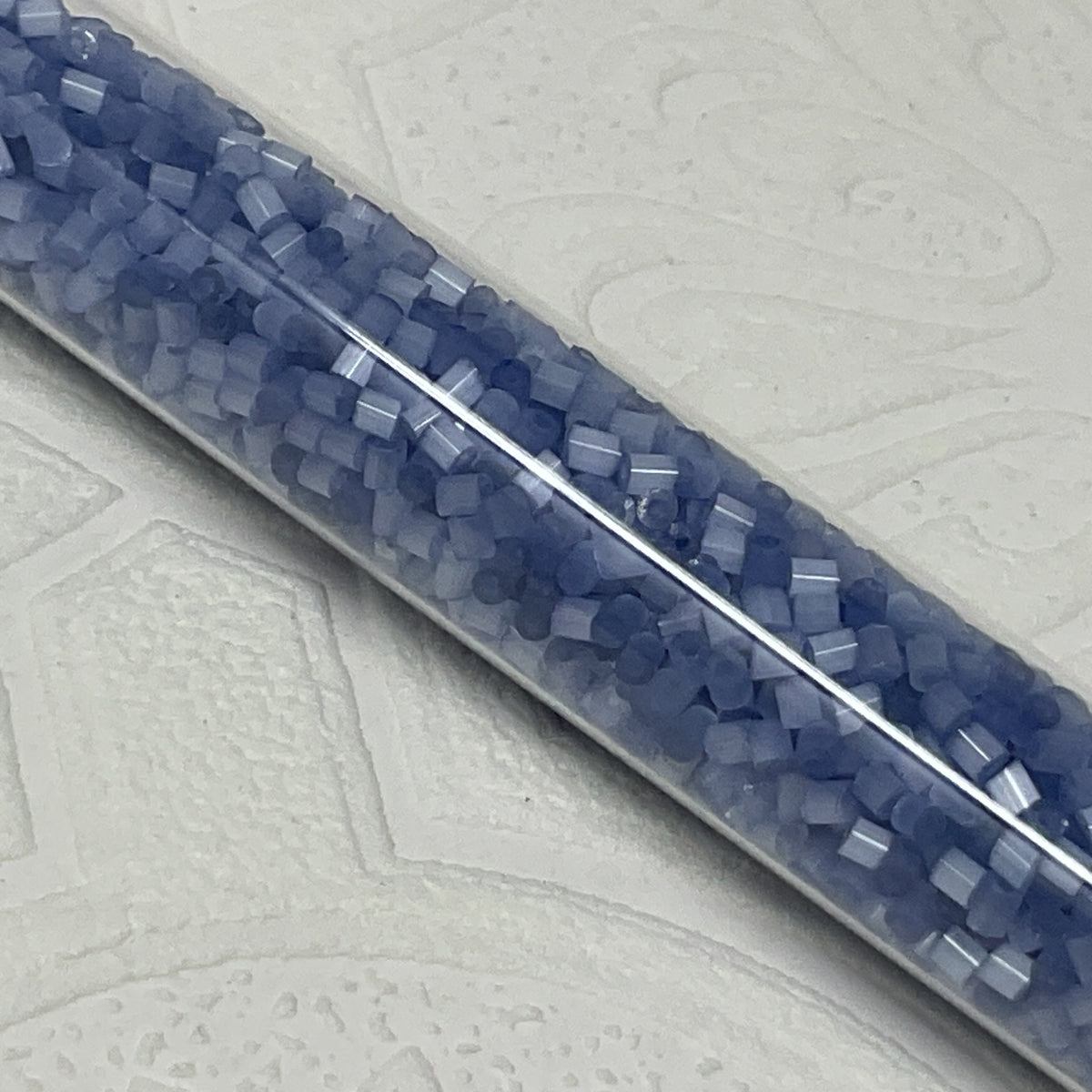 2mm Size 11/0 24g tube Cylindica Seed Beads Graphite