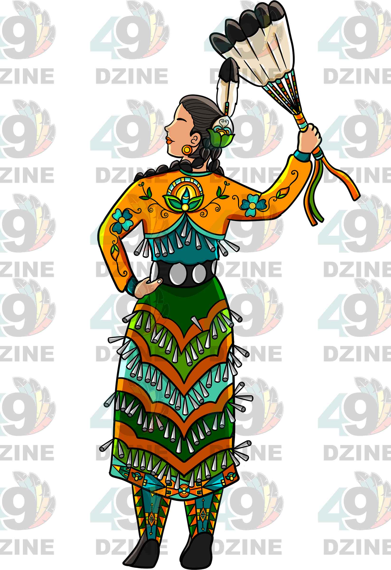 Jingle Dance 4 Sticker