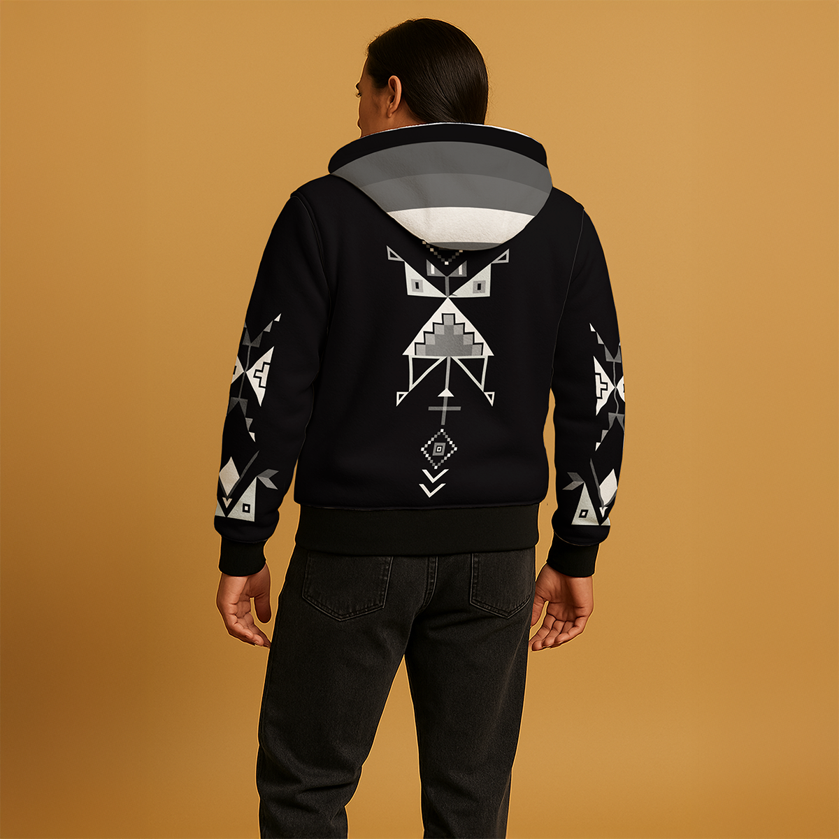 Owl Watcher Men's Sherpa Hoodie