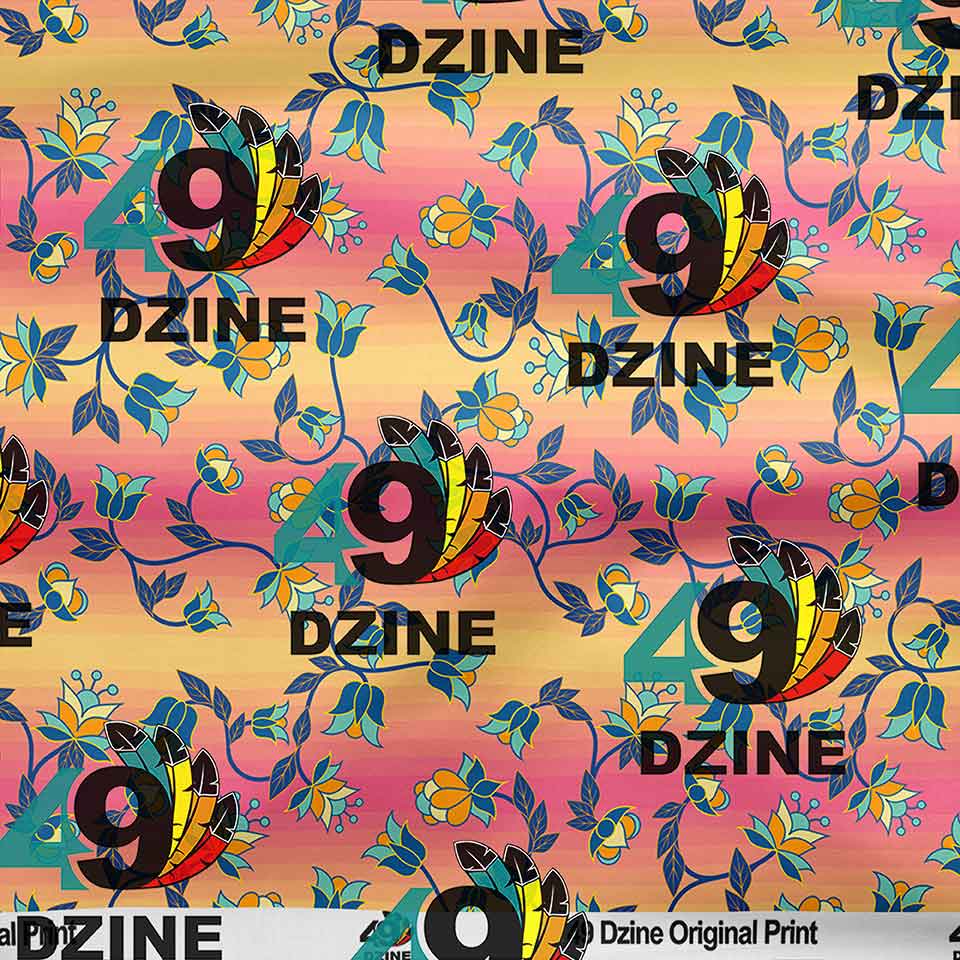 Orange Days Cotton Poplin