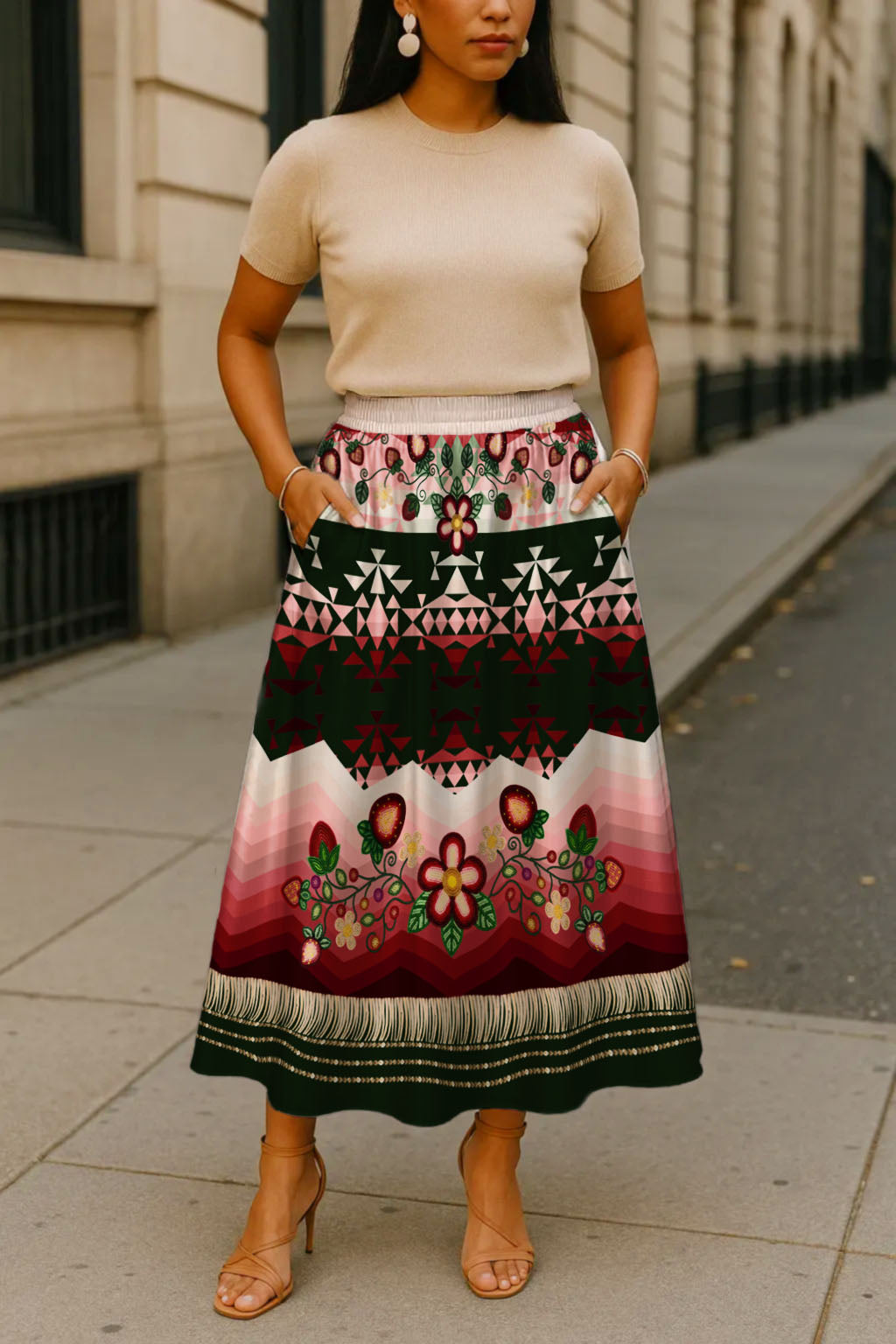 Sacred Strawberry Hunter 1 Skirt