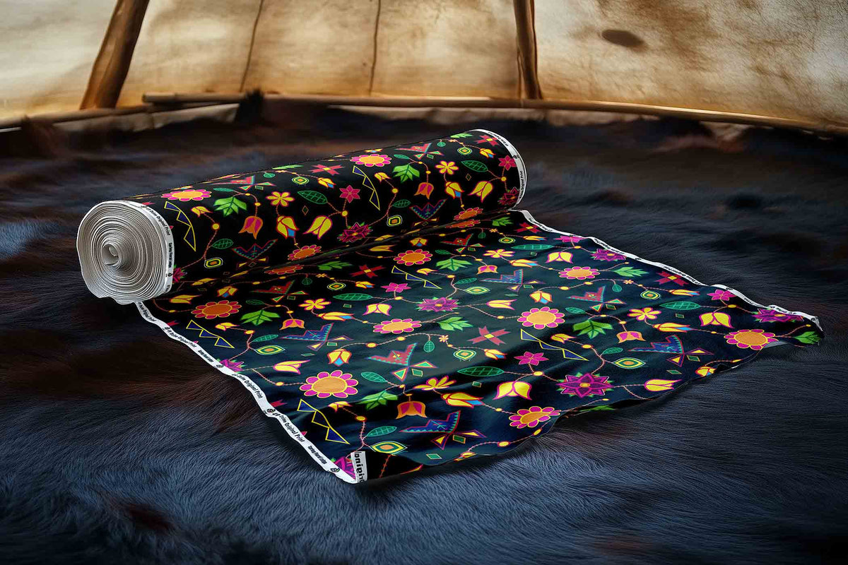 Spring Floral Lodge Cotton Poplin