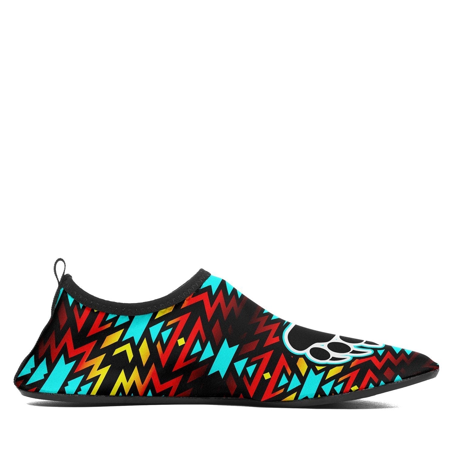 Fire Colors and Turquoise Bearpaw Sockamoccs Slip On Shoes 49 Dzine