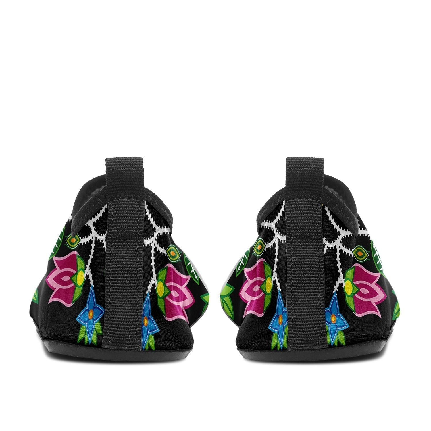 Floral Beadwork - 01 Sockamoccs Slip On Shoes 49 Dzine