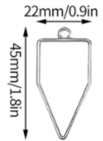Open Back Bezel Form Set of 2