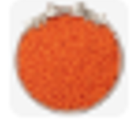 2mm Glass Seed Beads Size 12/0 - Pumpkin