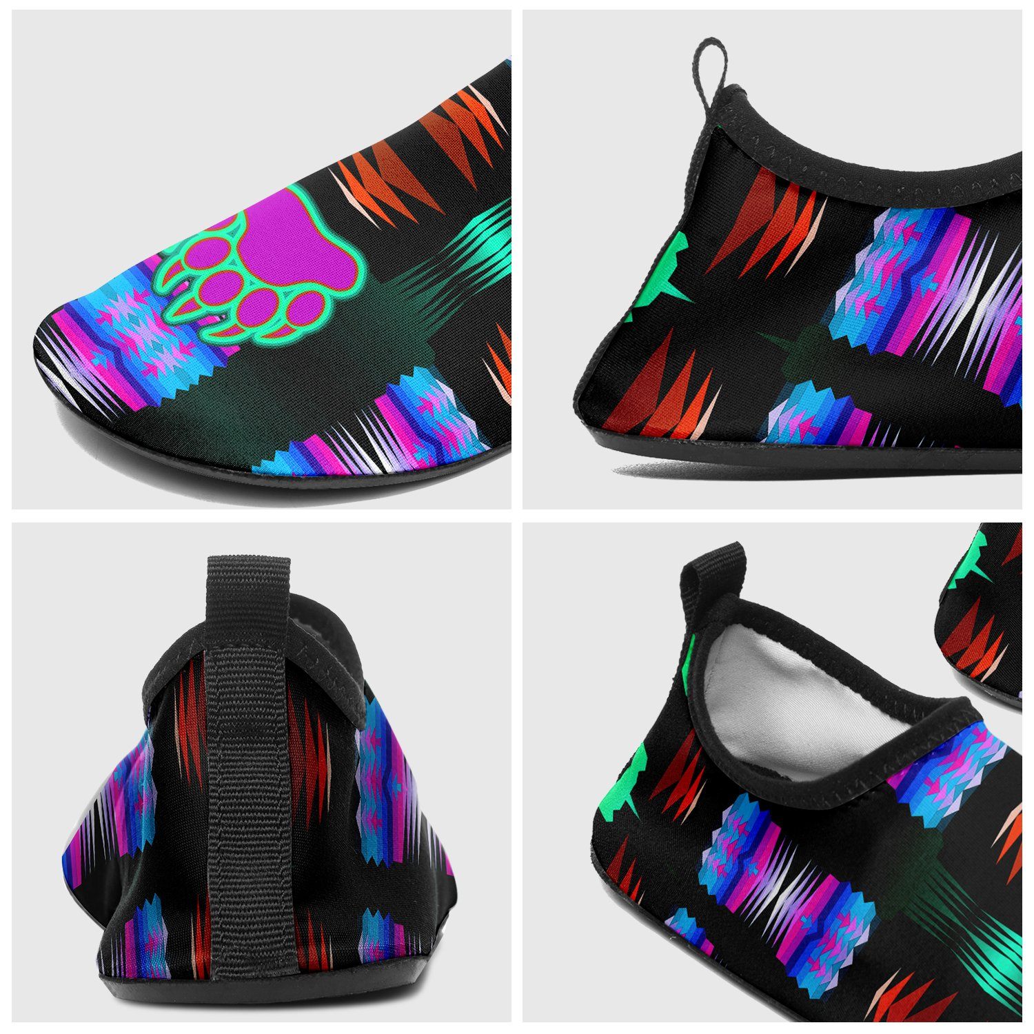 Kids Purple Midnight Bearpaw Sockamoccs Slip On Shoes