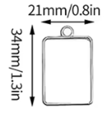 Open Back Bezel Form Set of 2