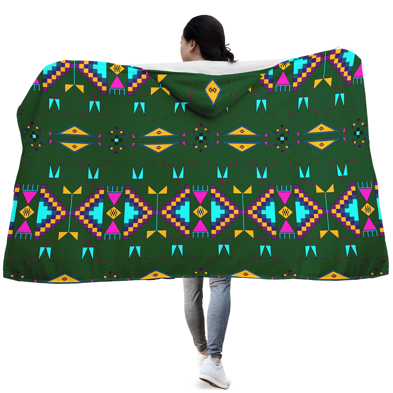 Rite of Passage Squash Leaf Hooded Blanket