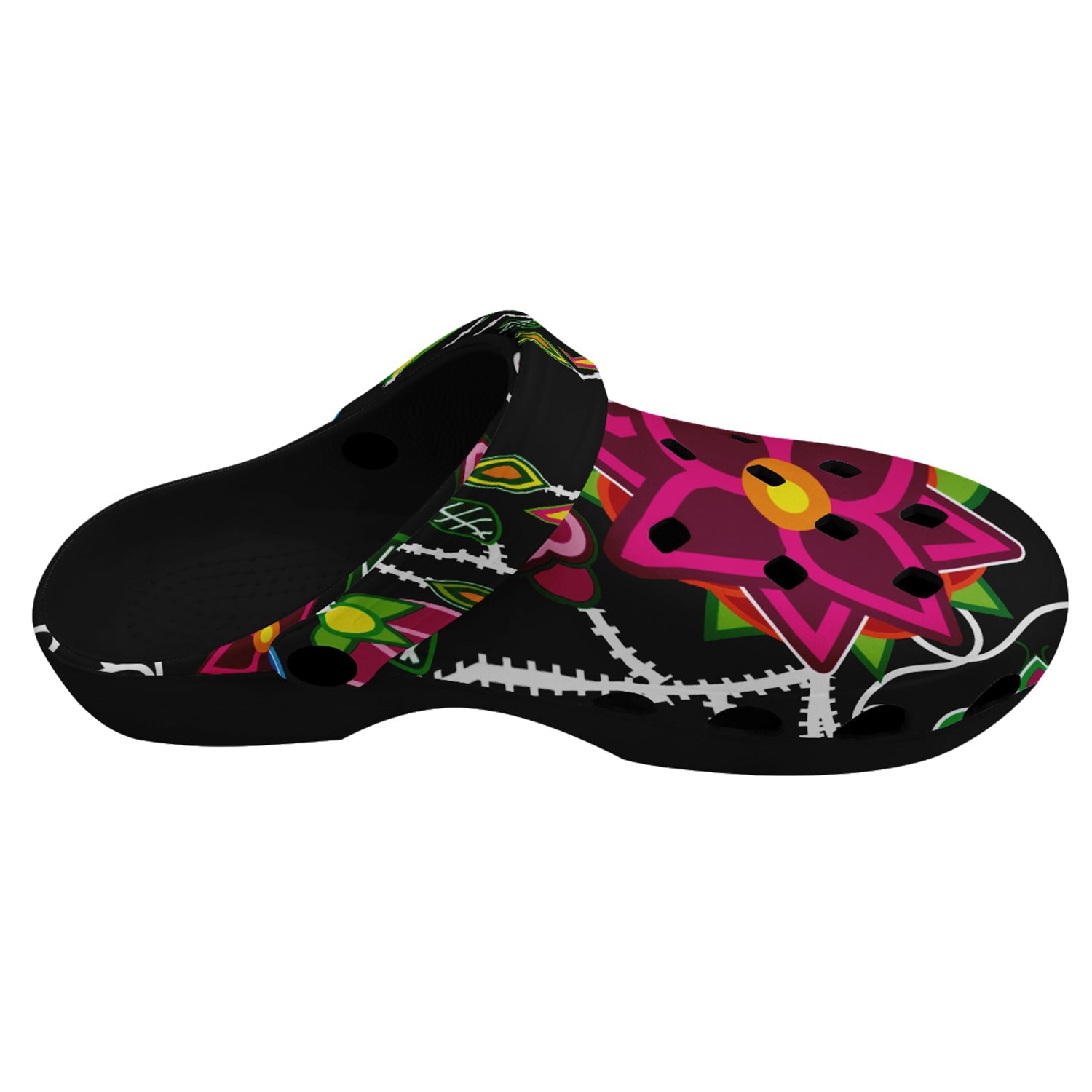 Floral Beadwork Muddies Unisex Clog Shoes