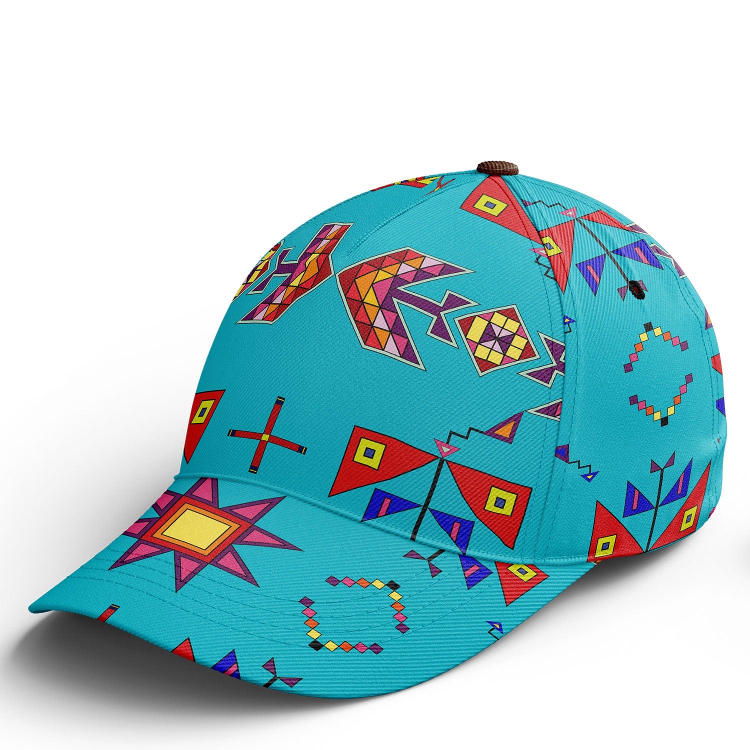 Scattered Generations Turquoise Snapback Hat