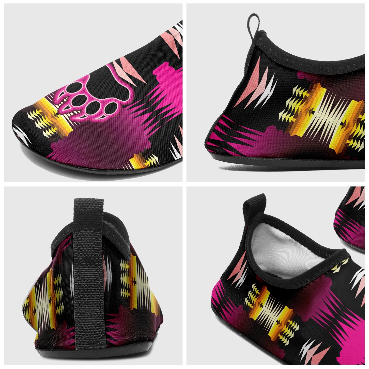 Midnight Sage Pink with Bearpaw Sockamoccs