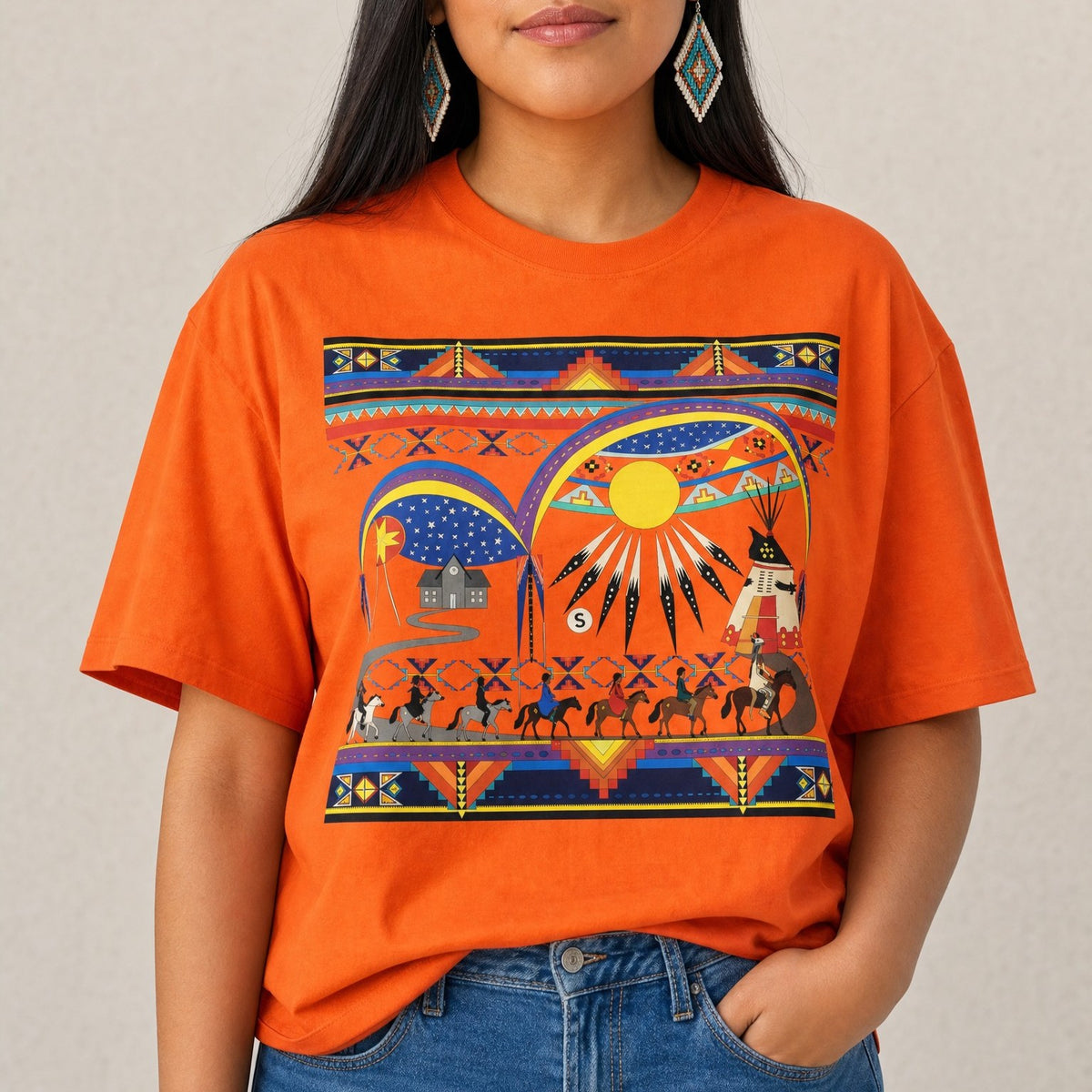Seven Generations Medicine Orange Shirt