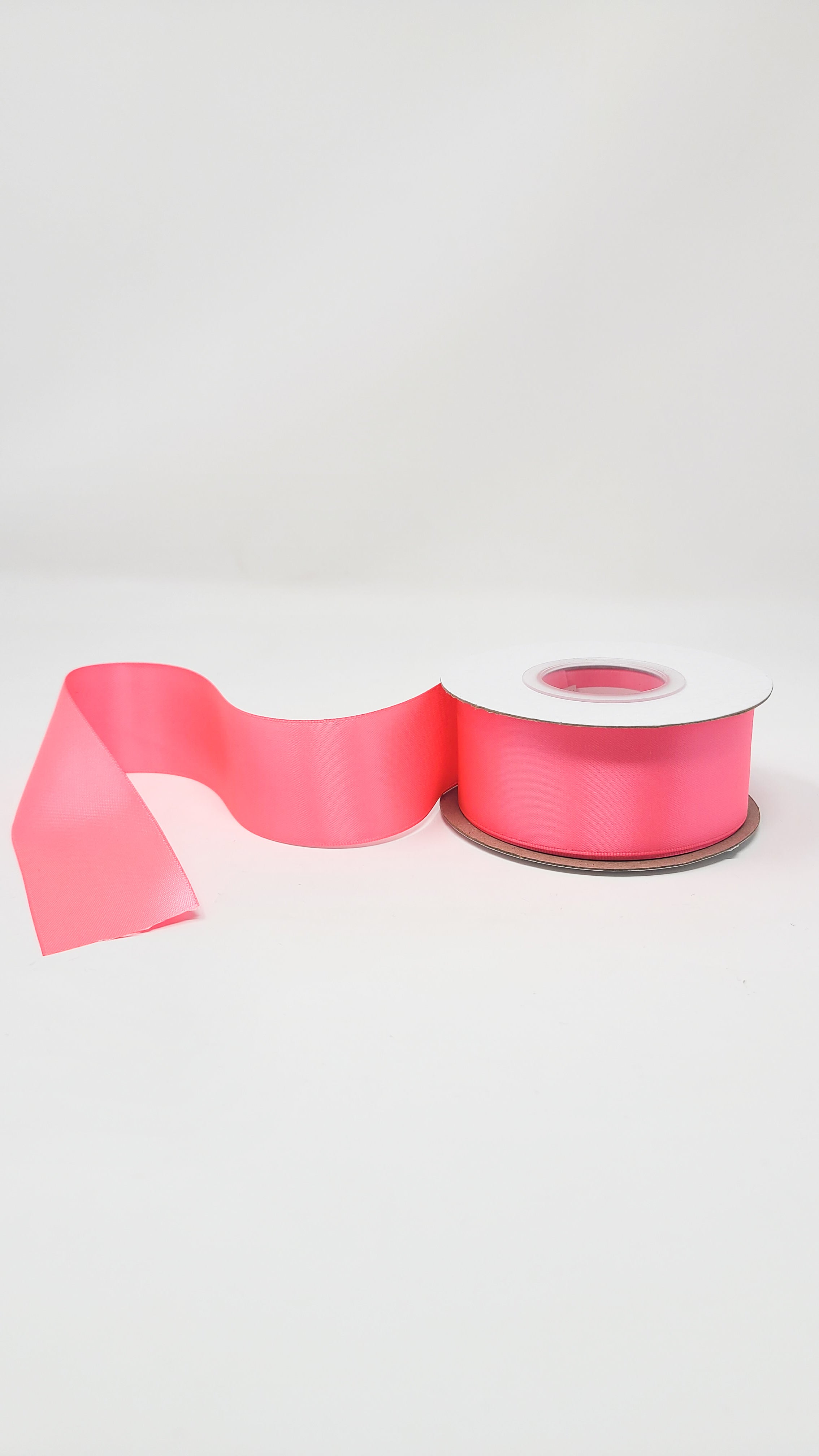 Hot Pink 1.5 Inch Double Face Satin Ribbon 100 Yard Roll