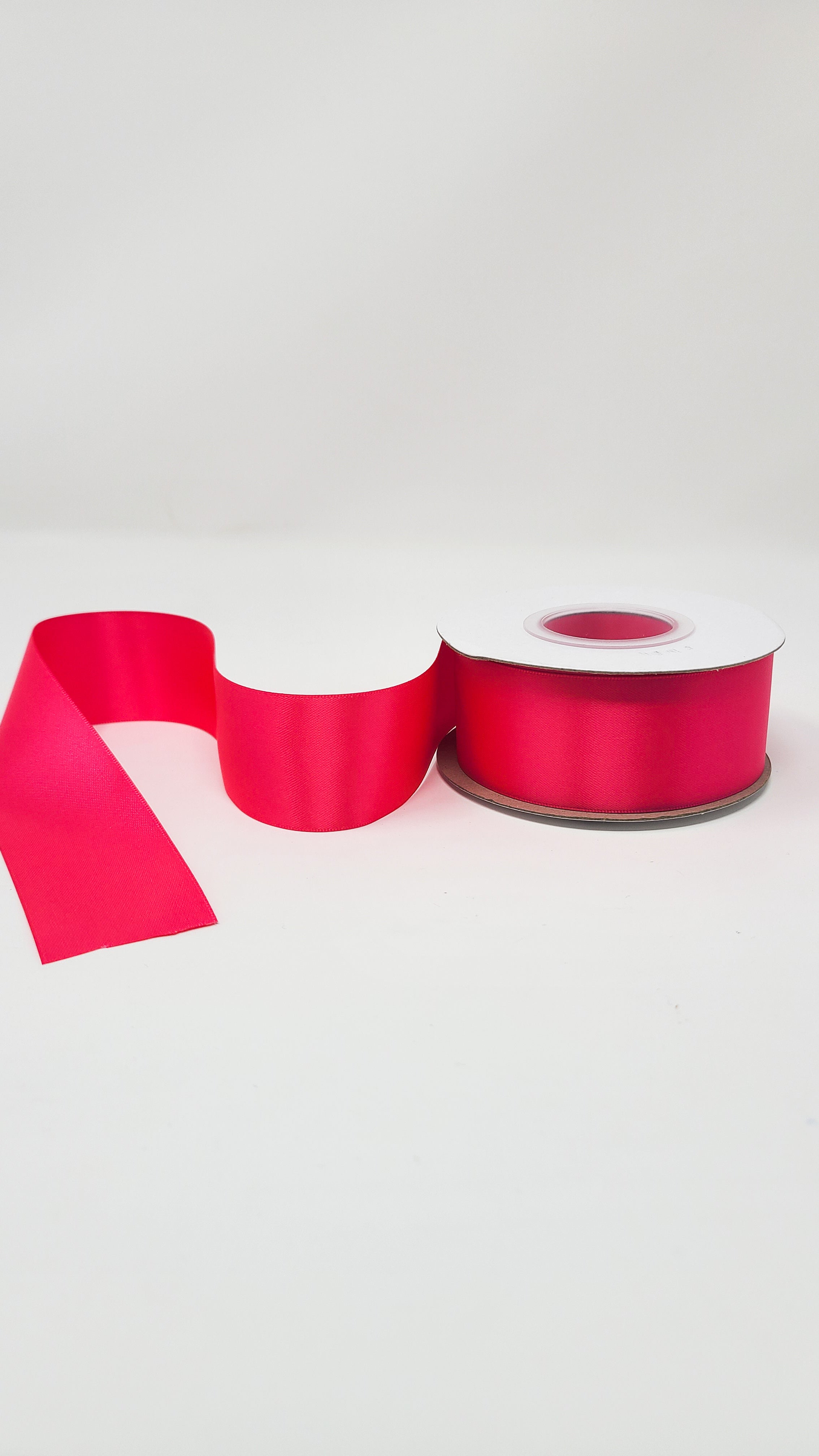 Shocking Pink 1.5 Inch Double Face Satin Ribbon By the Yard