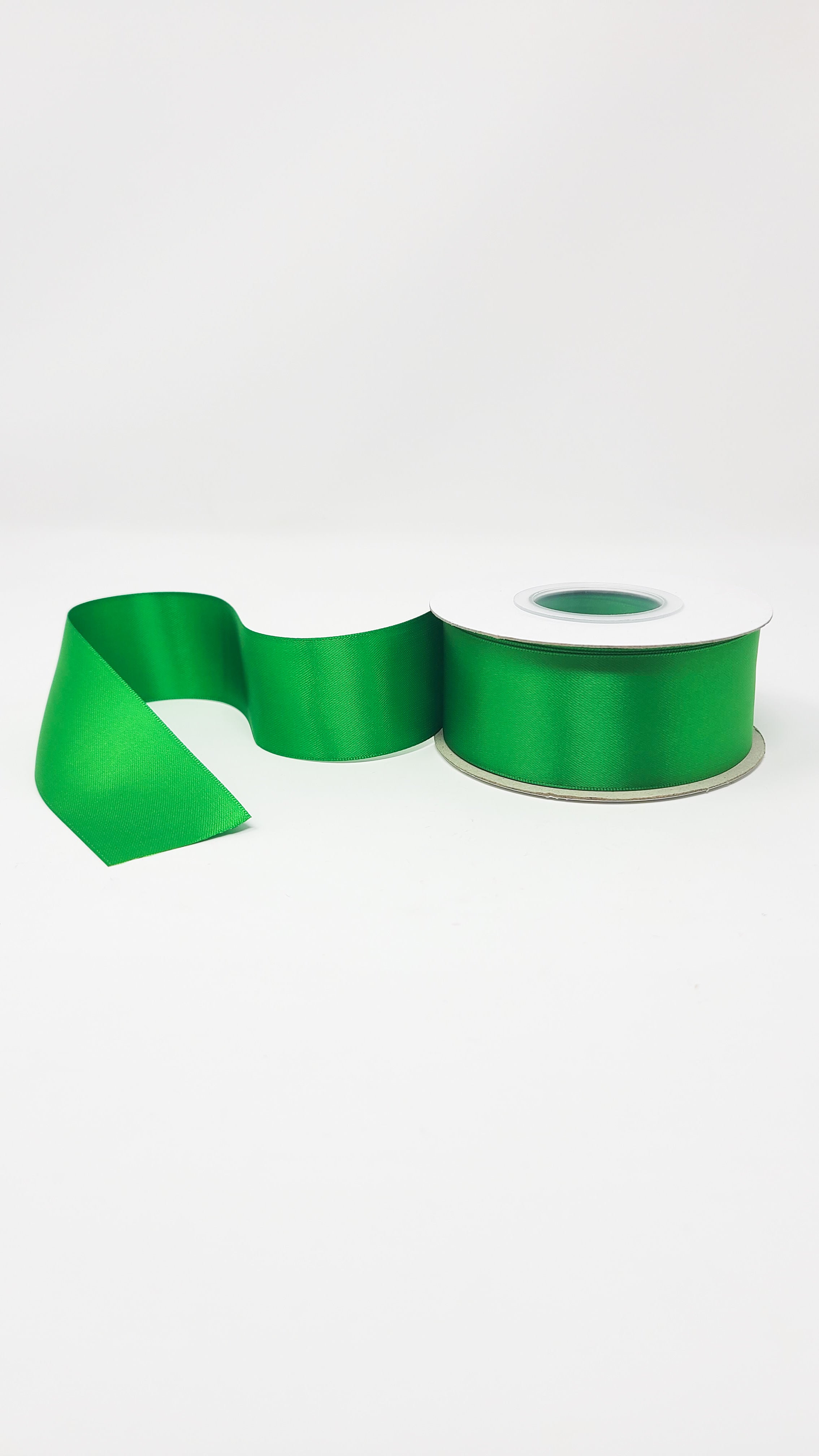 Classic Green 1.5 Inch Double Face Satin Ribbon By The Yard