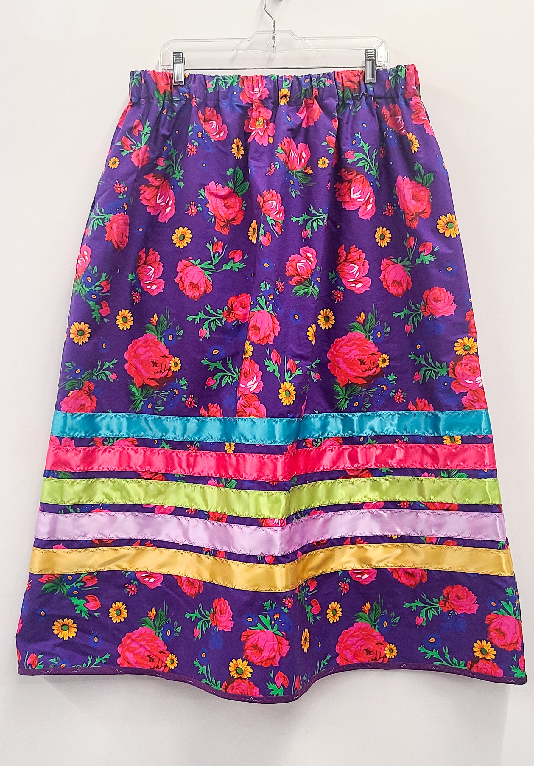 Jackie DeCoteau-Gill Handmade Ribbon Skirt- Kokum Ceremony