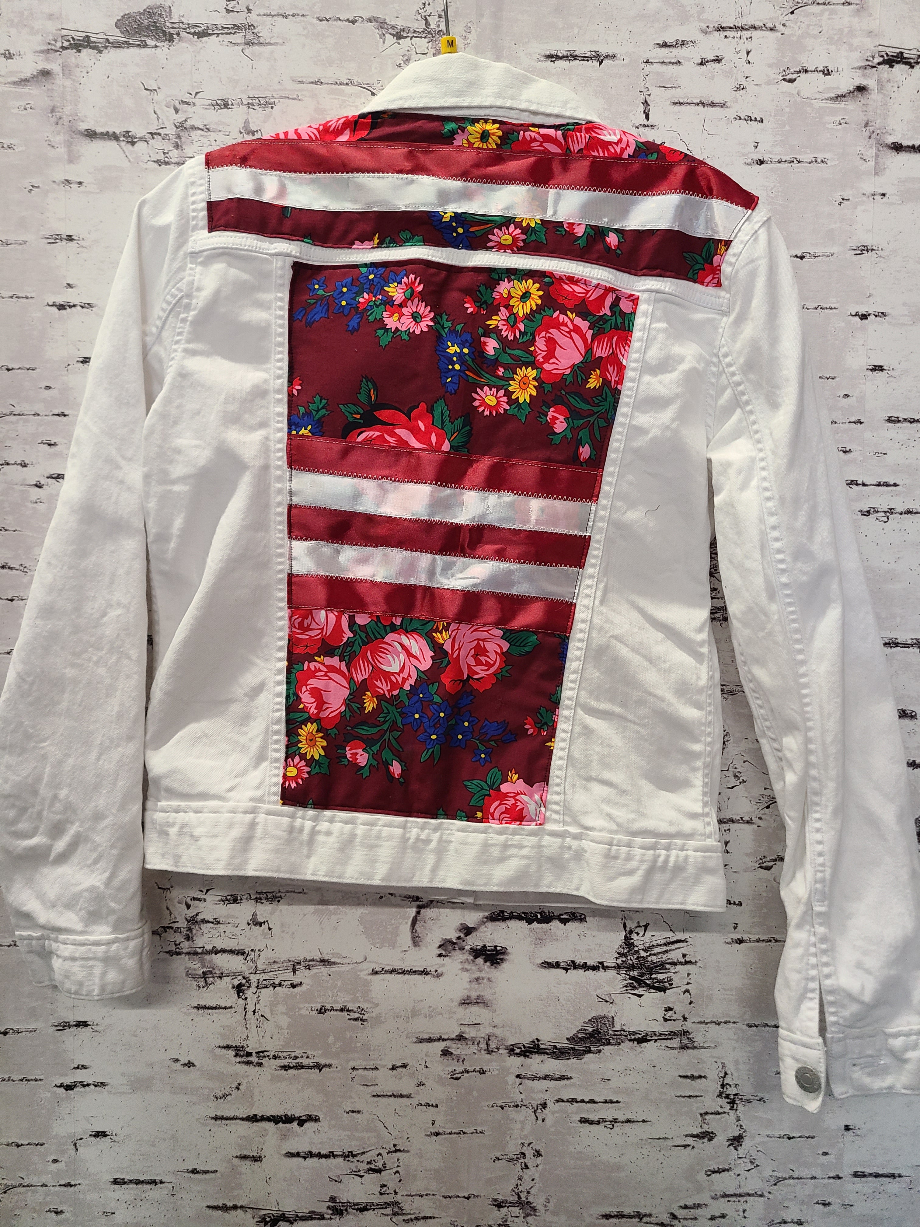 Drea Halfe White Jean Jacket