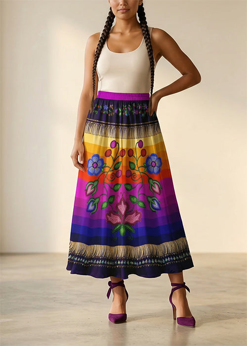 Beaded Offering Purple 1 Skirt