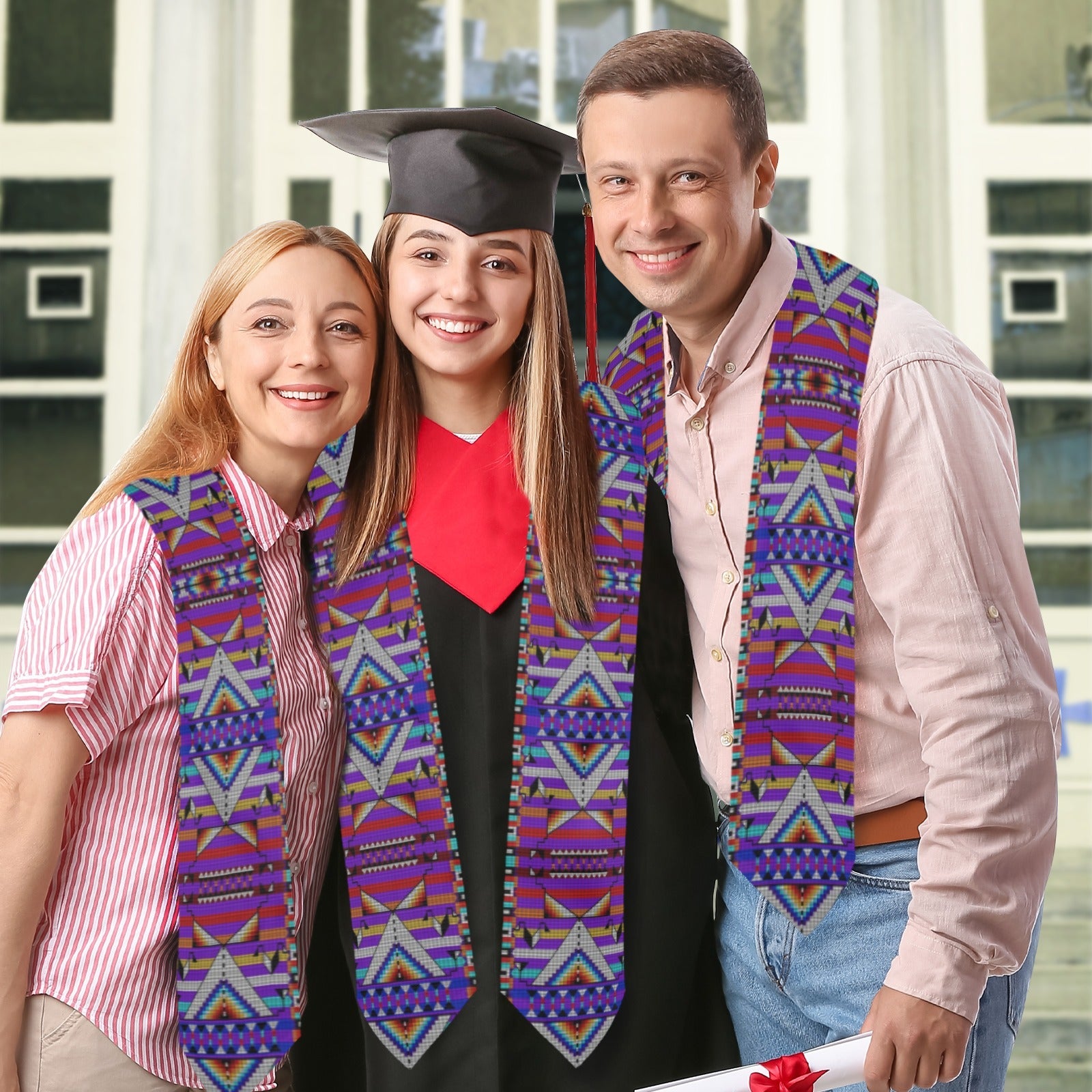 Medicine Blessing Purple Graduation Stole