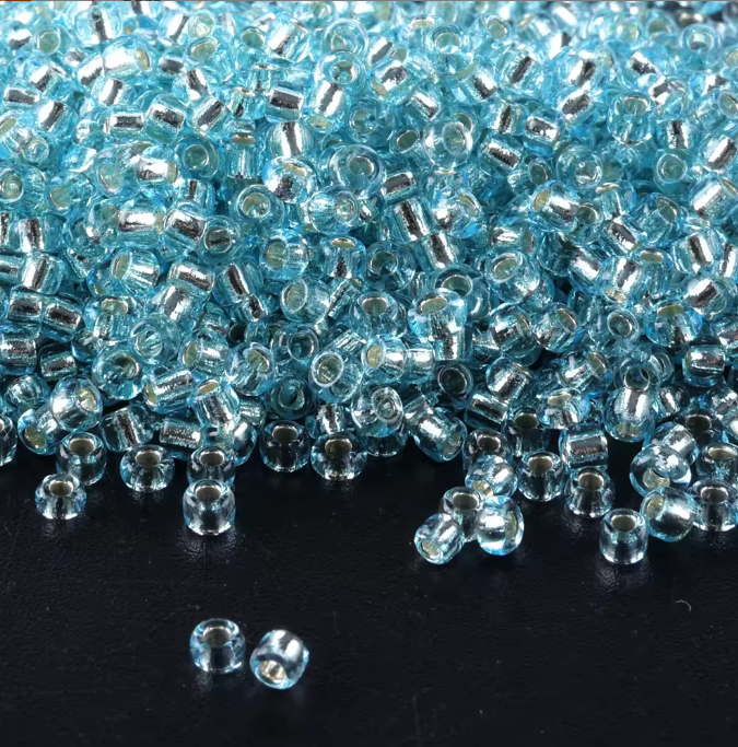 Seed Beads Size 11/0 - Sheer Storm