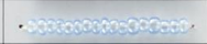 Transparent Lustered Seed Beads Size 11/0 - Ice