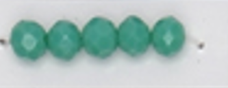 6mm Rondelle Glass Bead - Ocean Storm