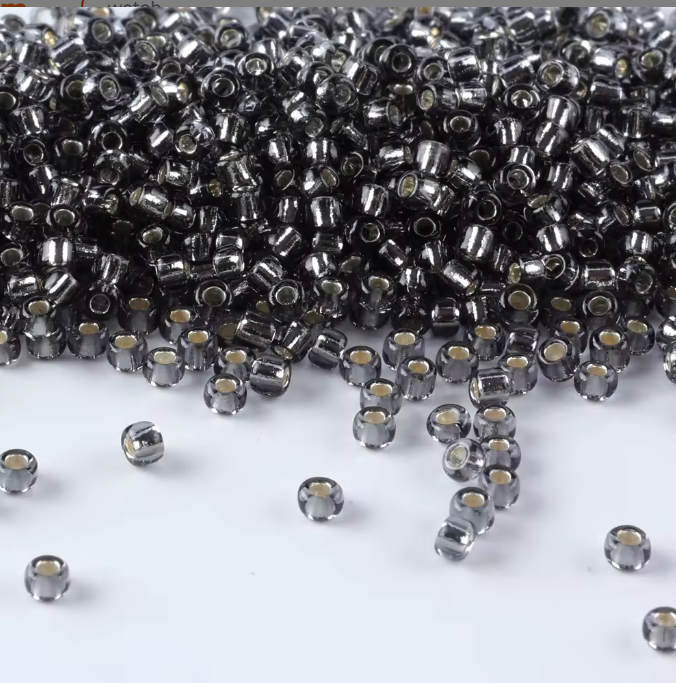 Seed Beads Size 11/0 - Sheer Stone