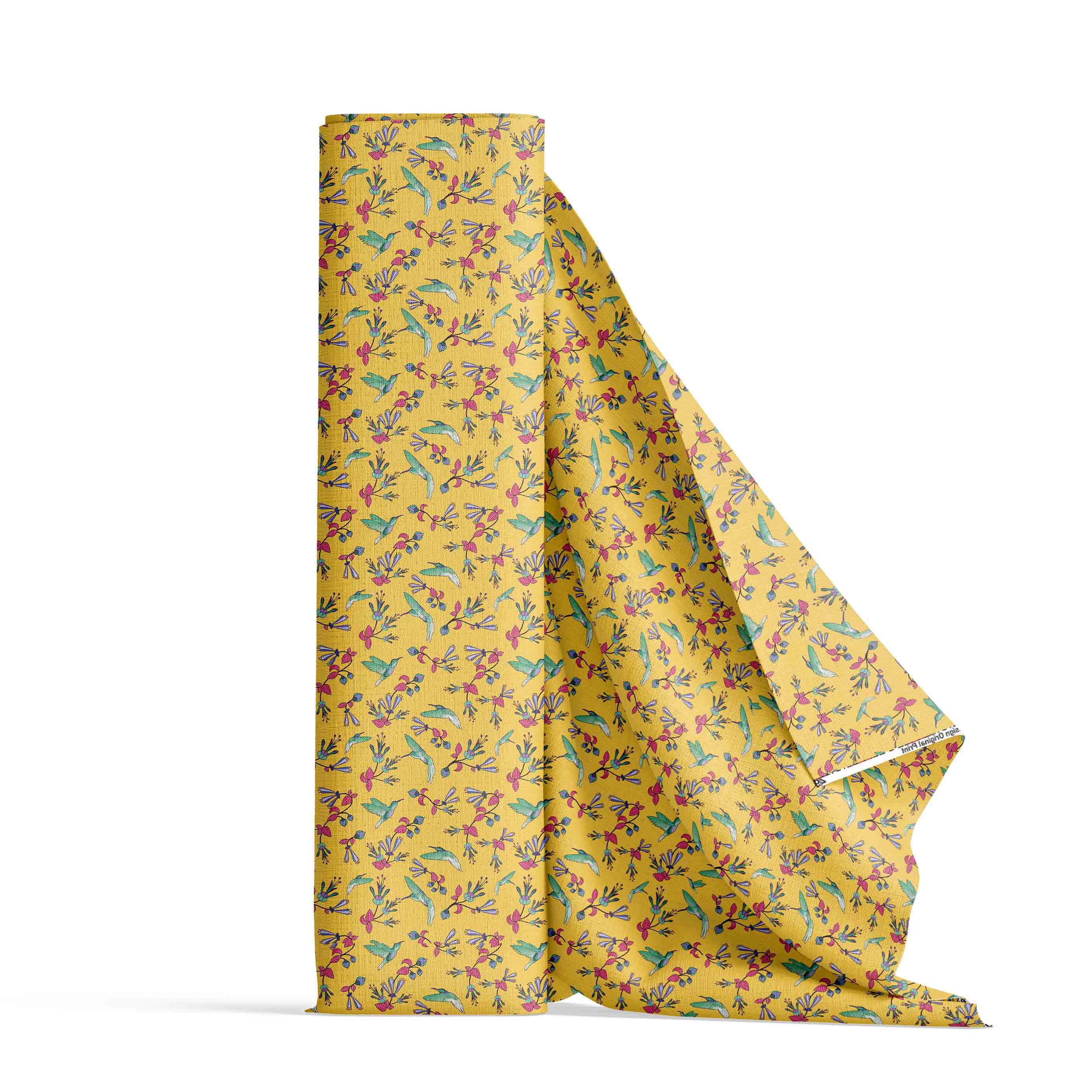 Yellow Swift Cotton Poplin Fabric By the Yard
