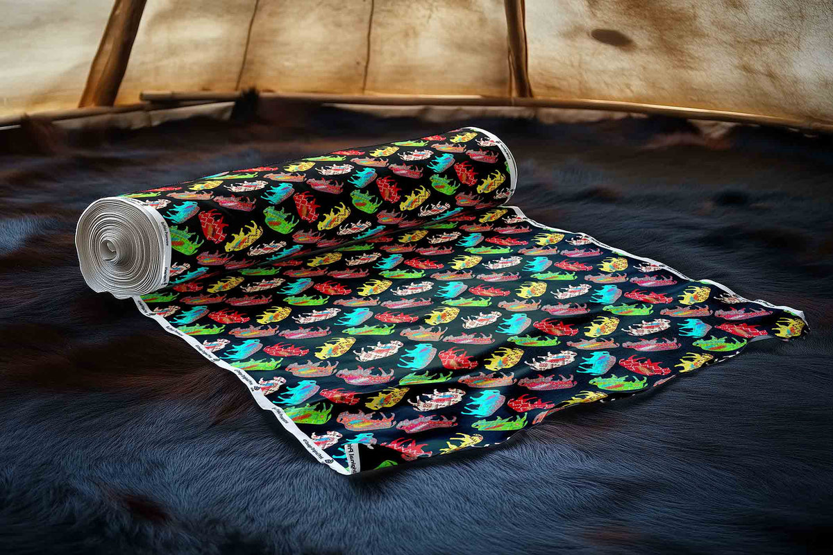 Buffalo Powwow Cotton Poplin
