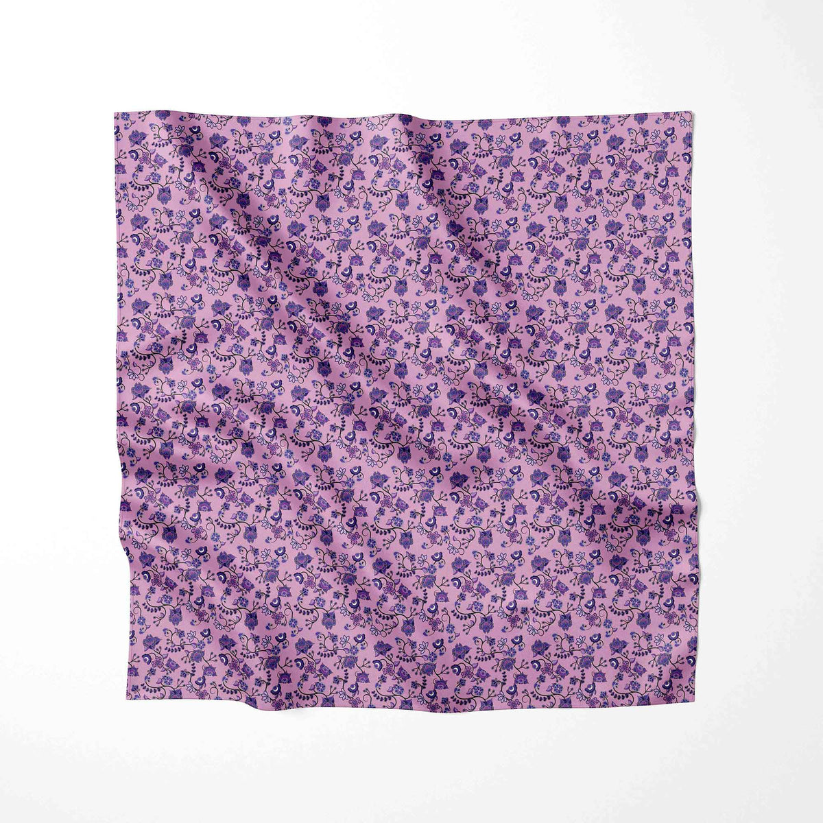 Purple Floral Amour Cotton Poplin